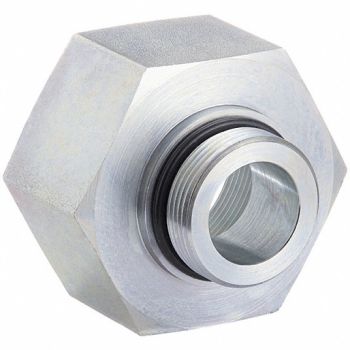 PARKER Straight Steel 1 1/4 x 3/4 in SAE x NPTF, 60UX61