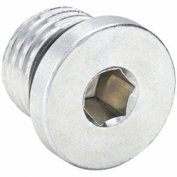 PARKER Hollow Hex Plug Steel 3/8 in Male SAE, 60UX90