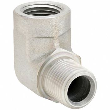 PARKER 90 Street Elbow Steel 3/4 in NPTF x NPT, 60UX97