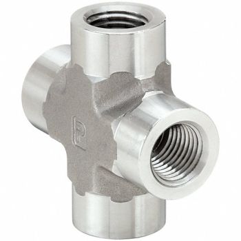 PARKER Cross 316 SS 3/8 in Pipe Size 4500 PSI, 60UZ01