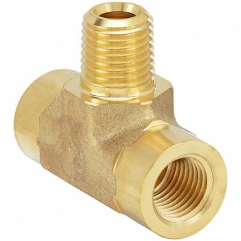 PARKER Male Branch Tee Brass 3/8 in 3000 PSI, 60UZ04