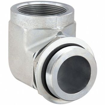 PARKER 90 Elbow Steel 2 in Male SAE x FNPTF, 60UZ72