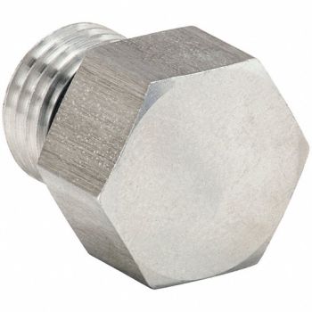 PARKER Hex Head Plug 316 SS 1/4 in Male SAE, 60UZ85