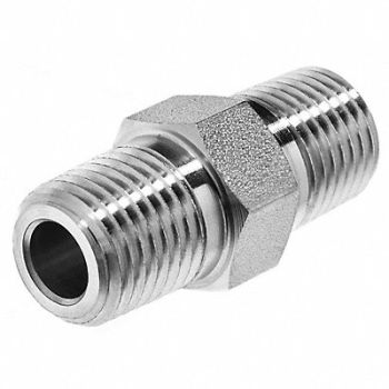 GRAINGER APPROVED Adapter SS MNPT x MNPT, 60VH93