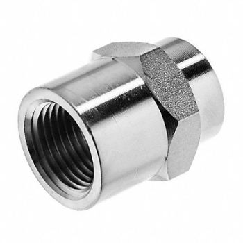 GRAINGER APPROVED Reducing Hex Coupling 304 SS 3/8 x 1/8, 60VF82