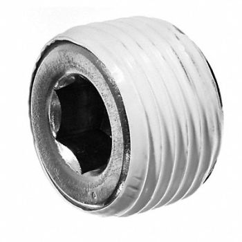 GRAINGER APPROVED Hex Socket Plug 316 SS 3/8 MNPT, 60VK46