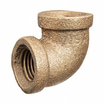 GRAINGER APPROVED 90 Elbow Brass 4 in FNPT Class 125, 60VN51