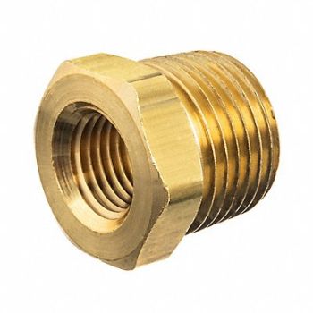GRAINGER APPROVED Hex Bushing Brass 4 x 2 1/2 in NPT, 60VP13