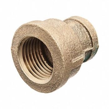 GRAINGER APPROVED Reducing Coupling Brass 2 1/2 x 1 1/4 in, 60VP77