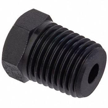 GRAINGER APPROVED Hex Bushing Brass 1/4 x 1/8 in NPTF, 60VT43