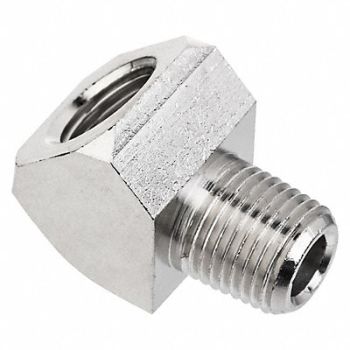 GRAINGER APPROVED 45 Elbow Adapter Brass 3/8 in NPTF, 60VT78