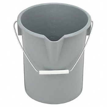 SKILCRAFT Bucket 3 gal Gray, 60VY40