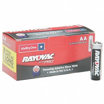 SKILCRAFT Battery AA Alkaline 1.5V PK24, 60VY42