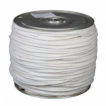 SKILCRAFT Cotton Cord Roll 1/4 in Dia Rope Static, 60VY46