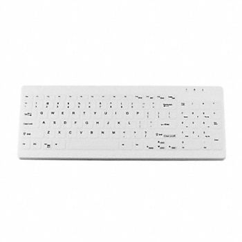 TG3 ELECTRONICS Keyboard Corded USB White, 60WA77