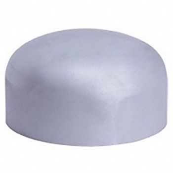 GRAINGER APPROVED Weld Fitting Cap SS 2 1/2 in Pipe Size, 60WP78