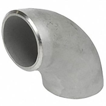 GRAINGER APPROVED 90 Long Radius Elbow 316 SS 6 in, 60WR46