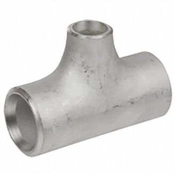 GRAINGER APPROVED Sanitary Reducing Tee 316 SS 6 x 6 x 4, 60WR69