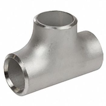 GRAINGER APPROVED Tee 316 SS 6 in Pipe Size Buttweld, 60WP66