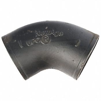 GRAINGER APPROVED 60 Bend Cast Iron 4 in Pipe Size Socket, 60WU20