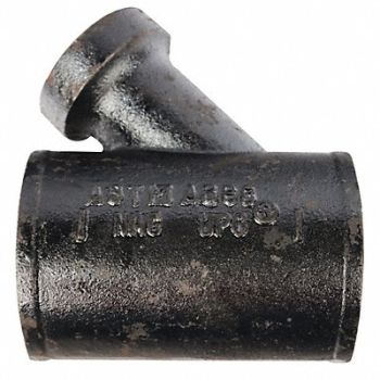 GRAINGER APPROVED Tapped Wye Cast Iron 4 x 4 x 2 in, 60WU93