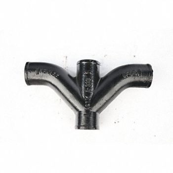 GRAINGER APPROVED Combo Wye and 1/8 Bend Cast Iron 4 in, 60WX40