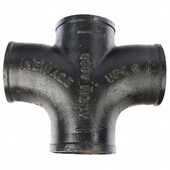 GRAINGER APPROVED Sanitary Cross Socket 4 x 4 x 2 x 2 in, 60WX45