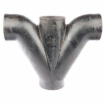 GRAINGER APPROVED Figure Five Cast Iron 4 x 4 x 3 x 4 in, 60WY30