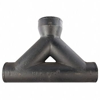 GRAINGER APPROVED Two-Way Baffle Cleanout Cast Iron 4 in, 60WY33