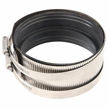 GRAINGER APPROVED Standard-Duty Clamp Coupling SS 8 in, 60WY77