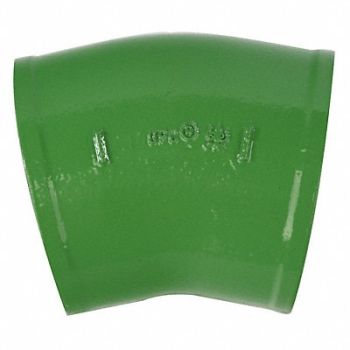 GRAINGER APPROVED 22.5 Bend Cast Iron 8 in Socket, 60XA98