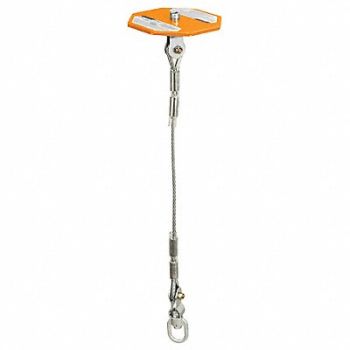 FALLTECH Drop Thru Anchor Steel 6 ft L 6 W, 60XG51
