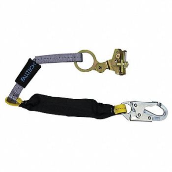 FALLTECH Rope Grab and Shock absorbing lanyard, 60XH22