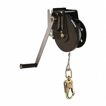 FALLTECH Materials Winch Black 8 1/2 in H Manual, 60XH30