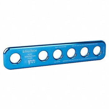 FALLTECH Rope Termination Plate 10 in H Blue, 60XH67