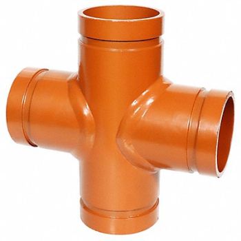 GRUVLOK End Cross Ductile Iron 8 in Grooved, 60XR06