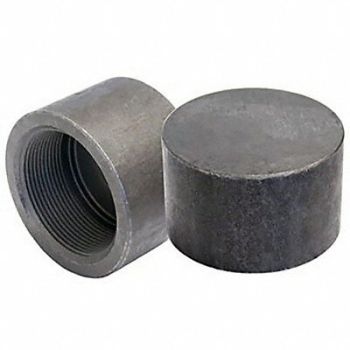 ANVIL Round Cap Forged Steel 4 in Female NPT, 29VC76