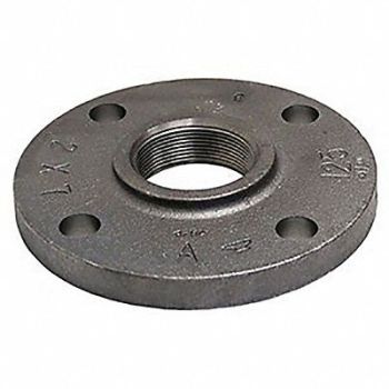 ANVIL Flange Threaded Cast Iron 2 Pipe Size, 60XZ02