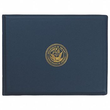 ABILITY ONE Awards Certificate Binder Vinyl Cover, 60YF77