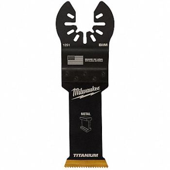 MILWAUKEE Oscillating Tool Blade Straight, 60YT45