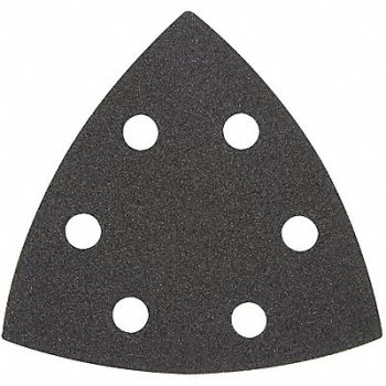 MILWAUKEE TRNGL SANDPAPER 120G PK6, 60YT51