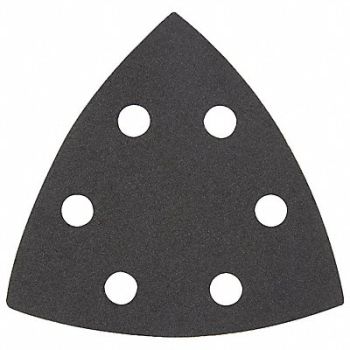 MILWAUKEE TRNGL SANDPAPER 240G PK6, 60YT53