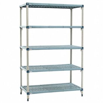 METRO Shelf Plastic Industrial Shelving (5), 60YV49