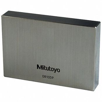 MITUTOYO Gage Block 15/16 in L Rectangular, 33RK43