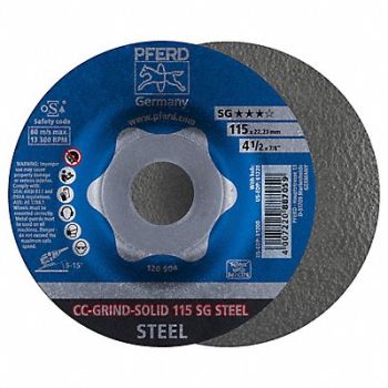 PFERD Depressed Centr Wheel Round, 32PK36