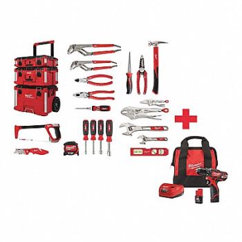 MILWAUKEE Electricians Tool Kit 18 Pieces, 612U81