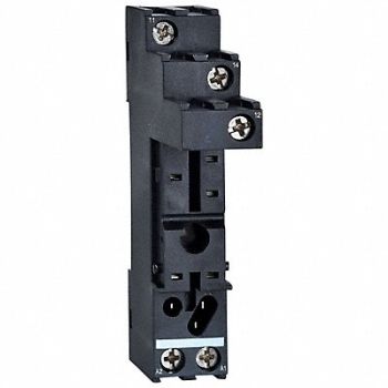 SCHNEIDER Relay Socket 250VAC 12A Rsb+Options PK10, 615A38