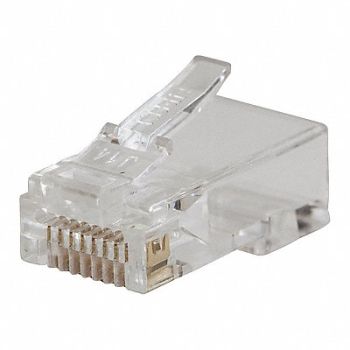 KLEIN TOOLS Pass-Thru Modular Data Plugs CAT5e 200PK, 616J65