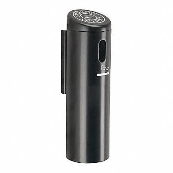 COMMERCIAL ZONE PRODUCTS Smoker Outpost Wall-Mounted Black, 618K02