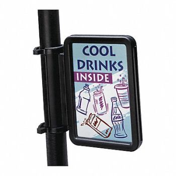 COMMERCIAL ZONE PRODUCTS Sqawker Sign Holder 6 pcs. Black, 618M30